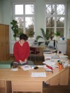 Unsere Sekretärin Frau Heinz in der Friedensschule&hellip;